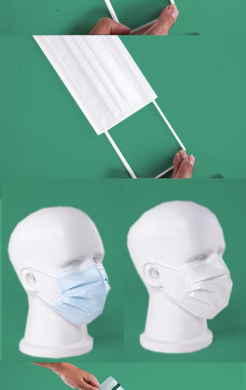 口罩三层医用外科成人防护口罩女透气白色50片医用外科口罩10片袋